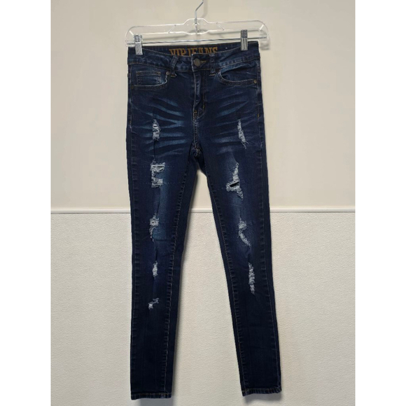 Women's VIP JEANS Jeans, Size 0/24, Dark Blue‎ - Picture 1 of 6